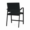 Lesro Newport Wide Hip Chair Metal Frame, Black, MD Black Upholstery NP1261